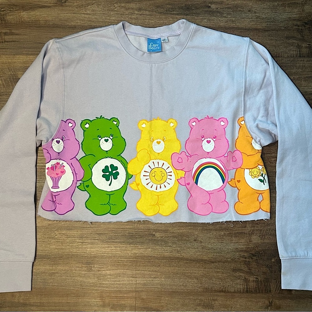 Care Bears cropped crewneck